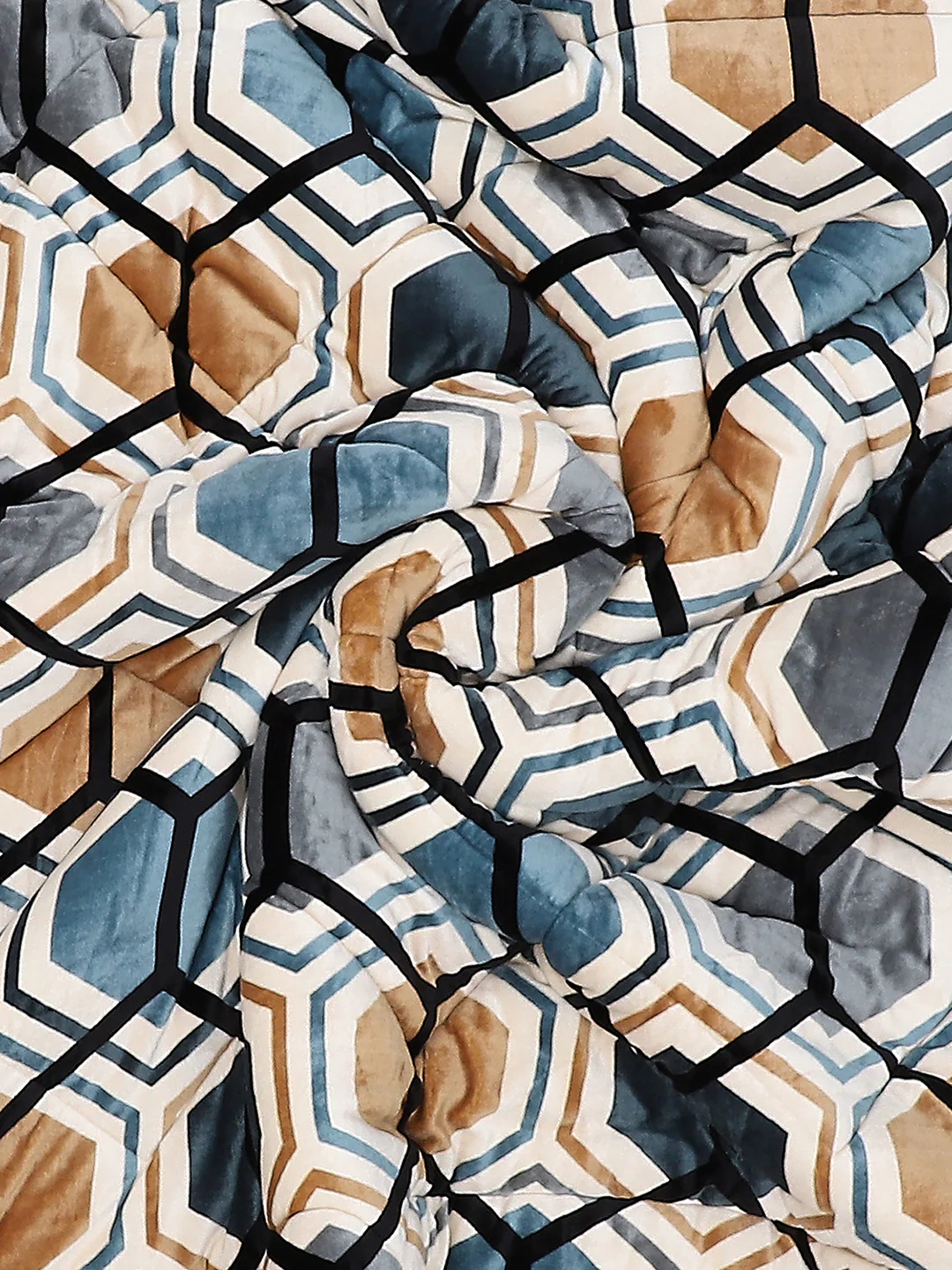 Printed 100% Polyester Double Bed Comforter for Winter - Image 7