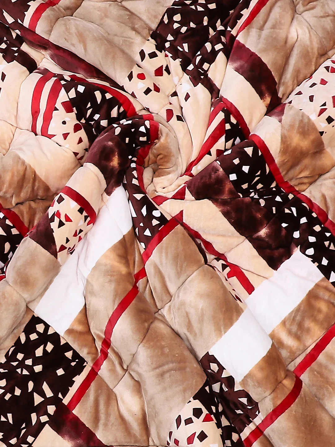 Printed 100% Polyester Double Bed Comforter for Winter - Image 7