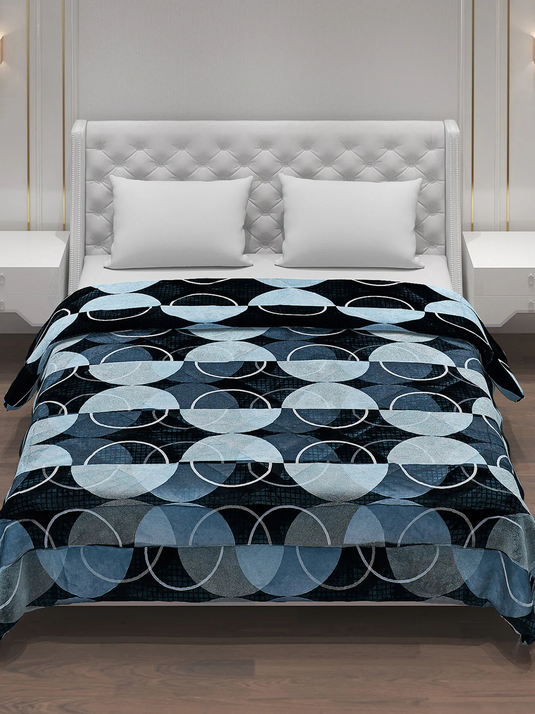 Printed 100% Polyester Double Bed Comforter for Winter - Image 2