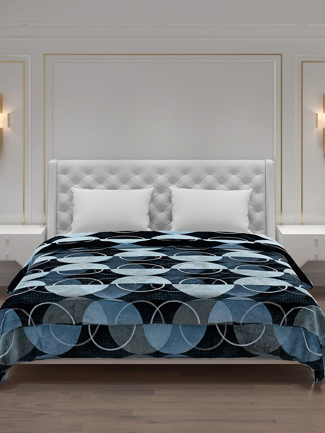 Printed 100% Polyester Double Bed Comforter for Winter - Image 3