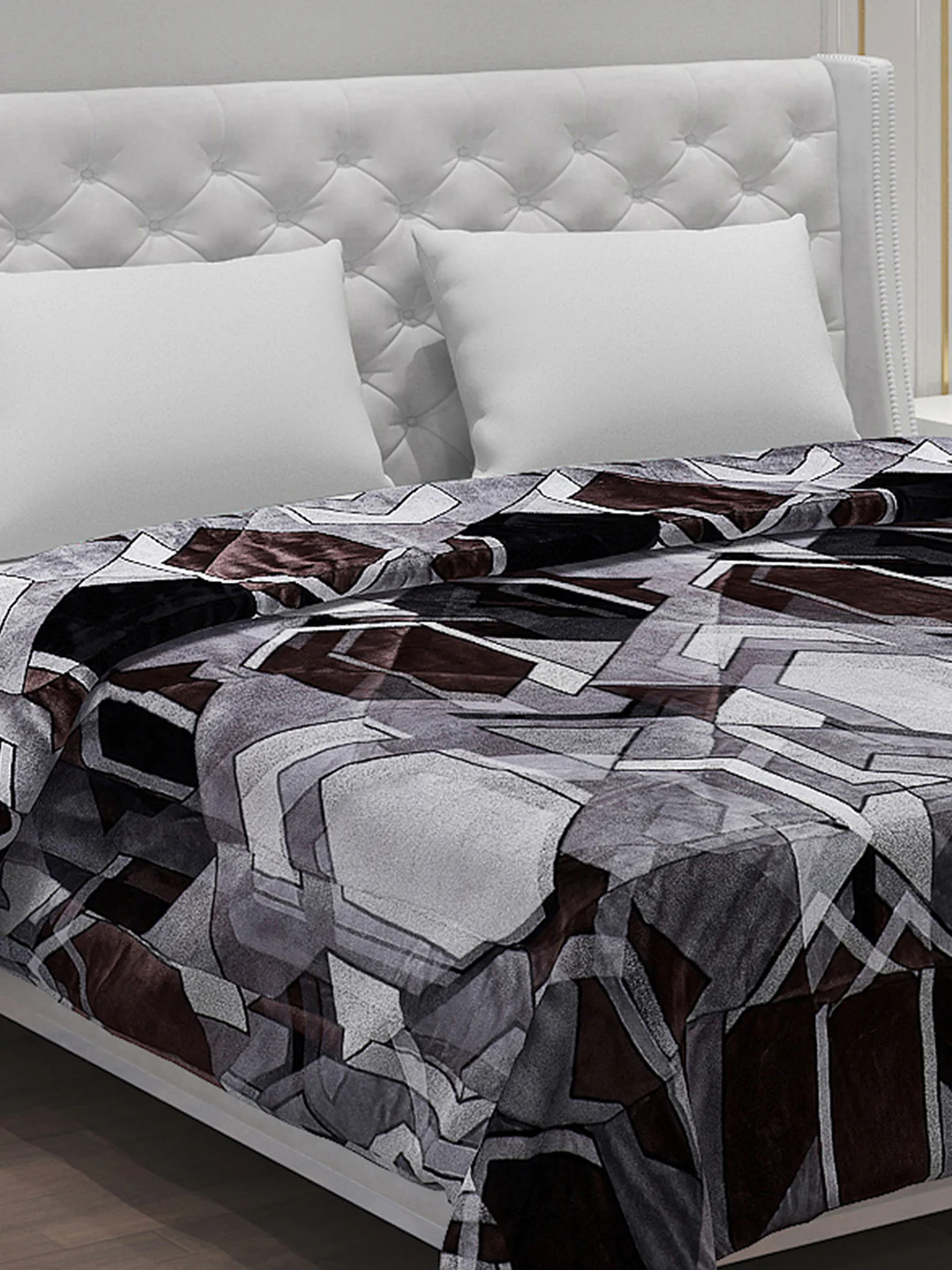 Printed 100% Polyester Double Bed Comforter for Winter - Image 4