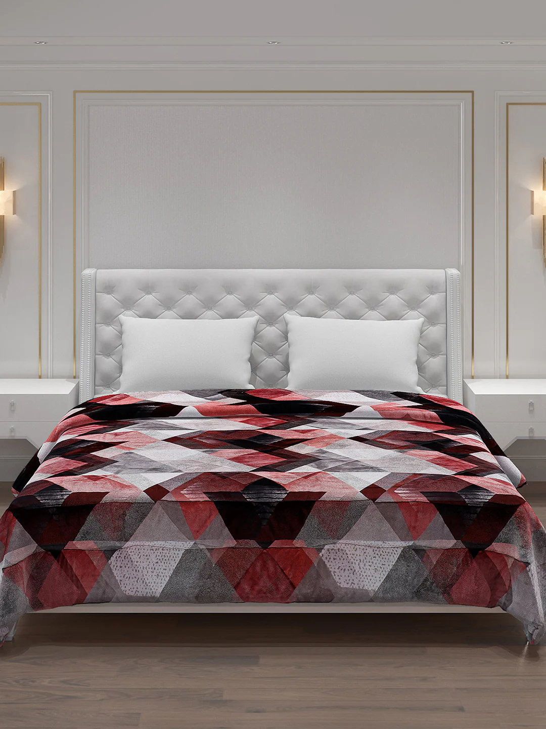 Printed 100% Polyester Double Bed Comforter for Winter - Image 3