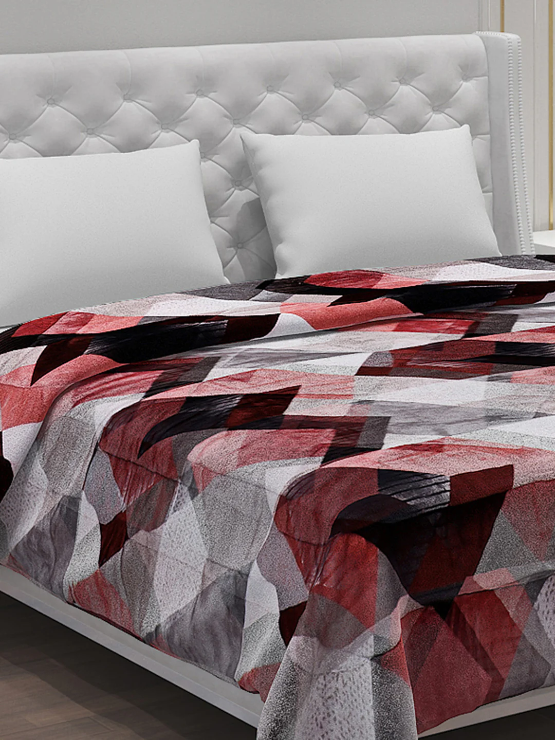 Printed 100% Polyester Double Bed Comforter for Winter - Image 4