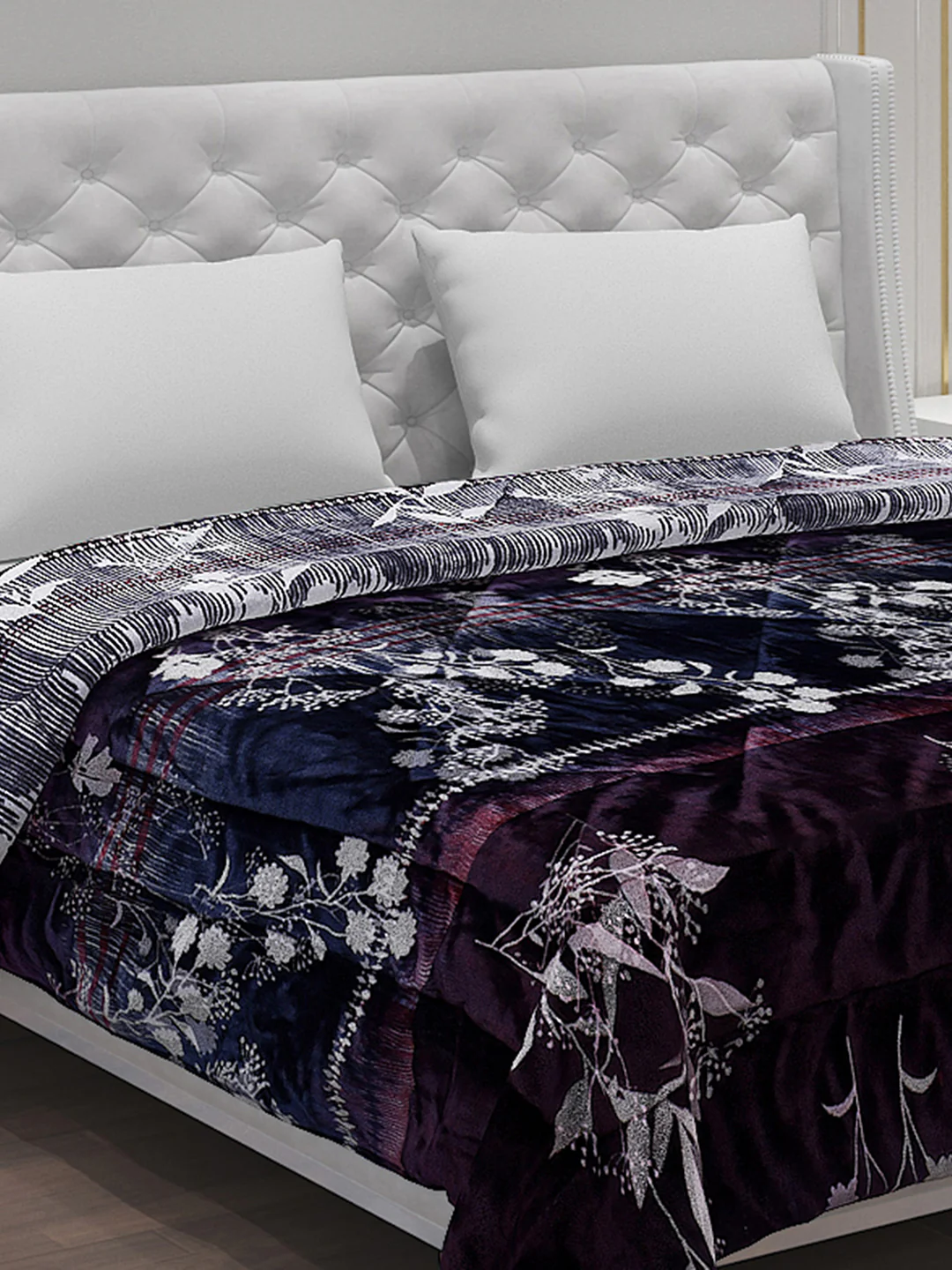Printed 100% Polyester Double Bed Comforter for Winter - Image 4