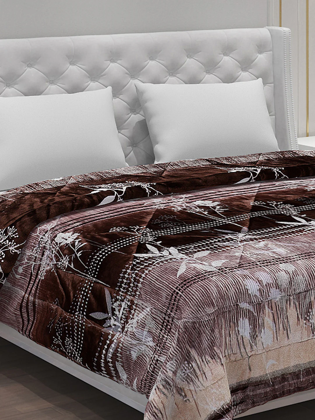 Printed 100% Polyester Double Bed Comforter for Winter - Image 4