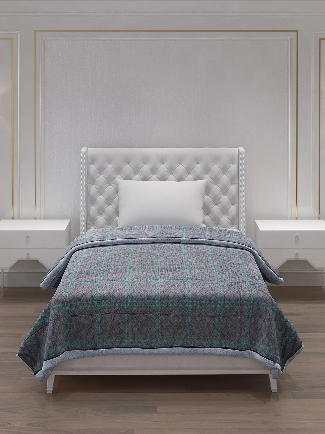 Printed 100% Polyester Single Bed Comforter for AC Room - Image 3