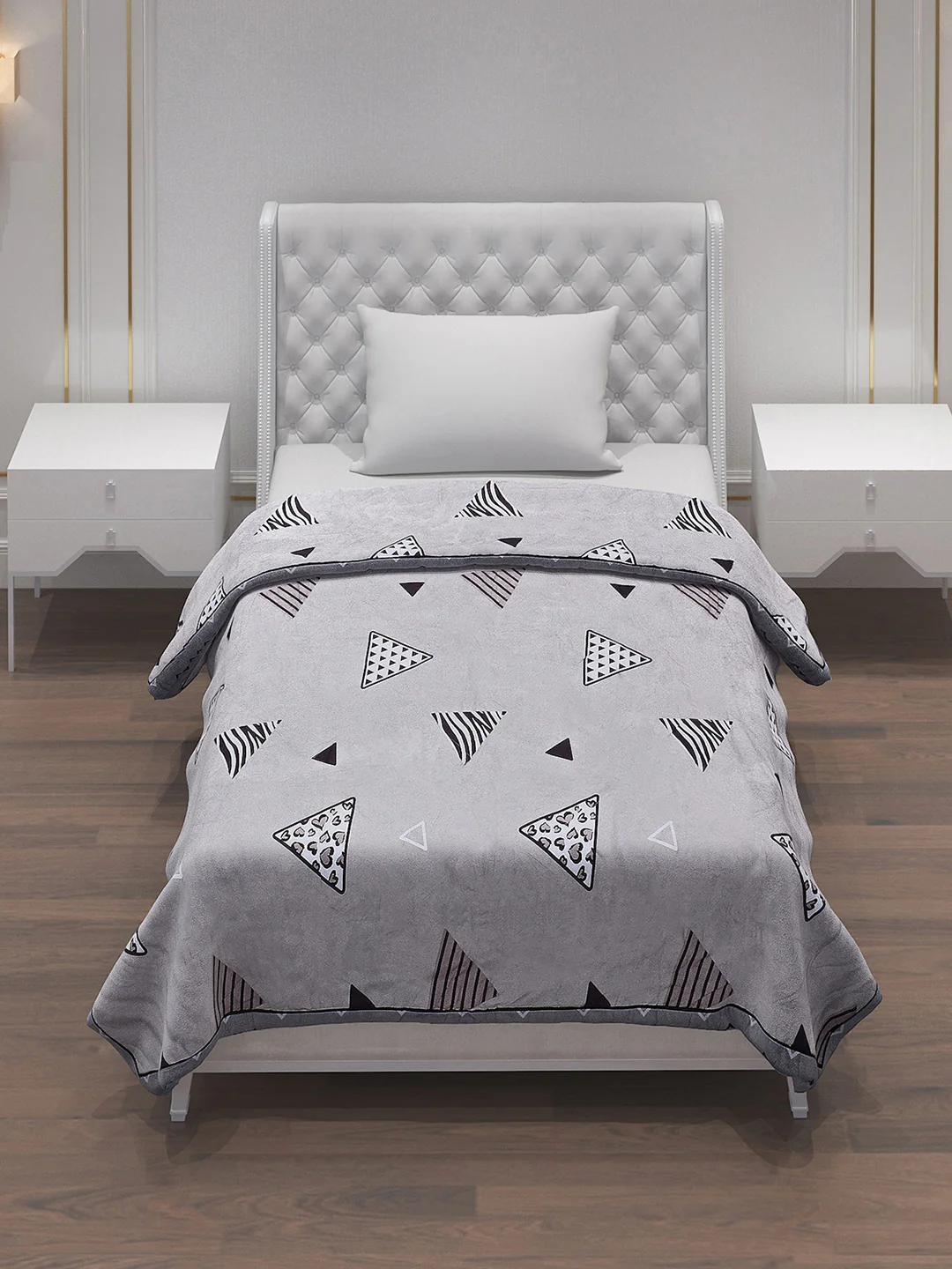 Printed 100% Polyester Single Bed Comforter for AC Room - Image 2