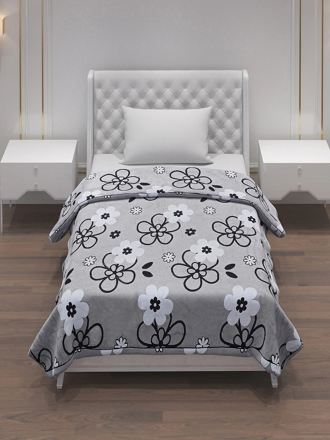 Printed 100% Polyester Single Bed Comforter for AC Room - Image 2