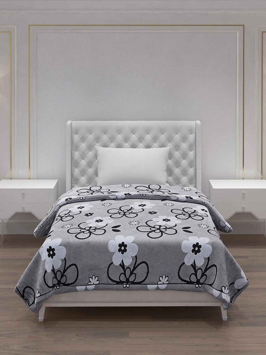 Printed 100% Polyester Single Bed Comforter for AC Room - Image 3