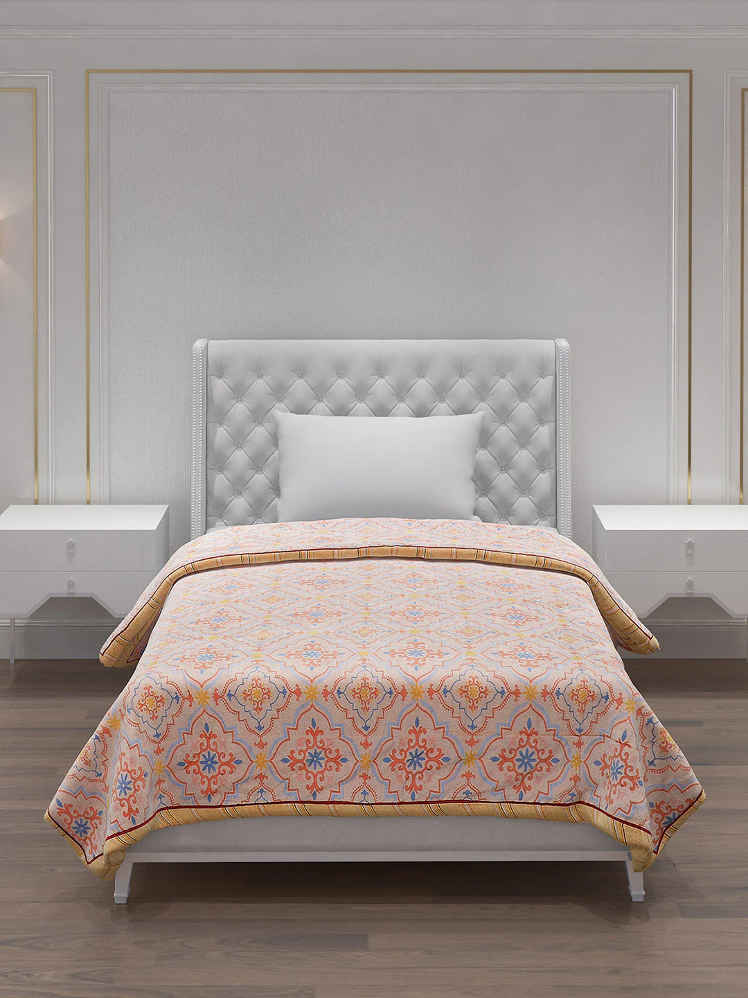 Printed 100% Polyester Single Bed Comforter for AC Room - Image 3