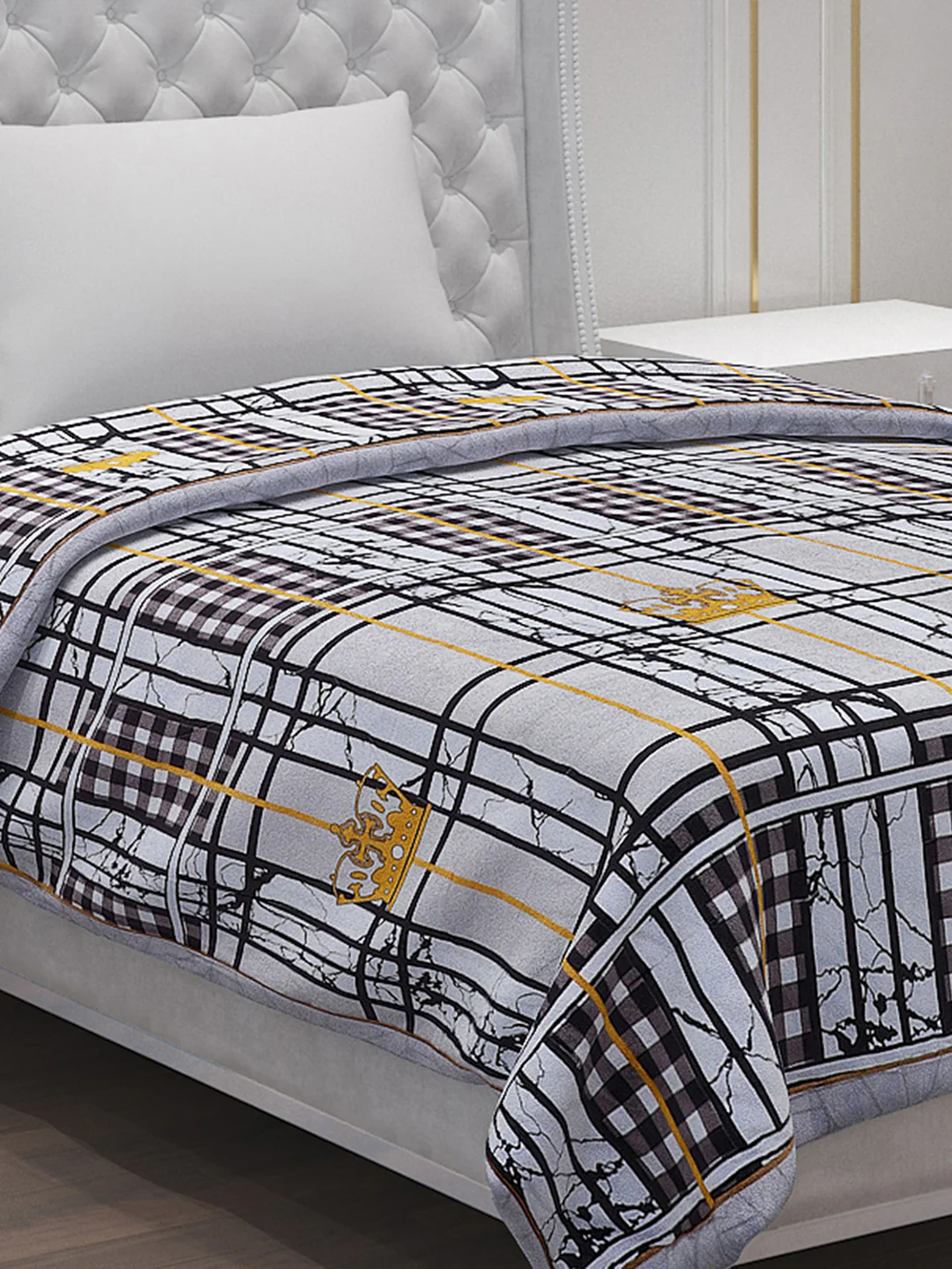 Printed 100% Polyester Single Bed Comforter for AC Room - Image 4
