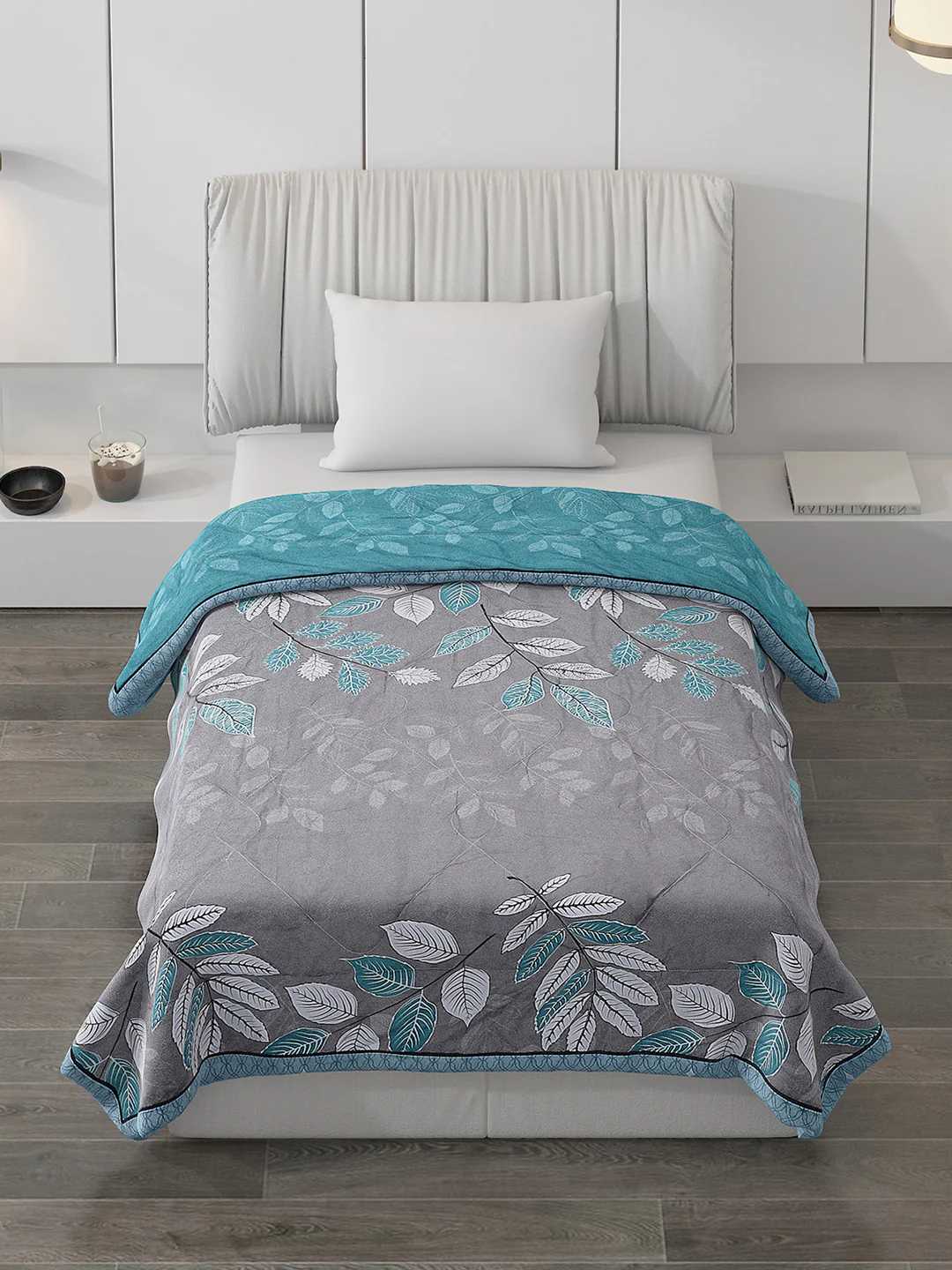 Printed 100% Polyester Single Bed Comforter for AC Room - Image 2