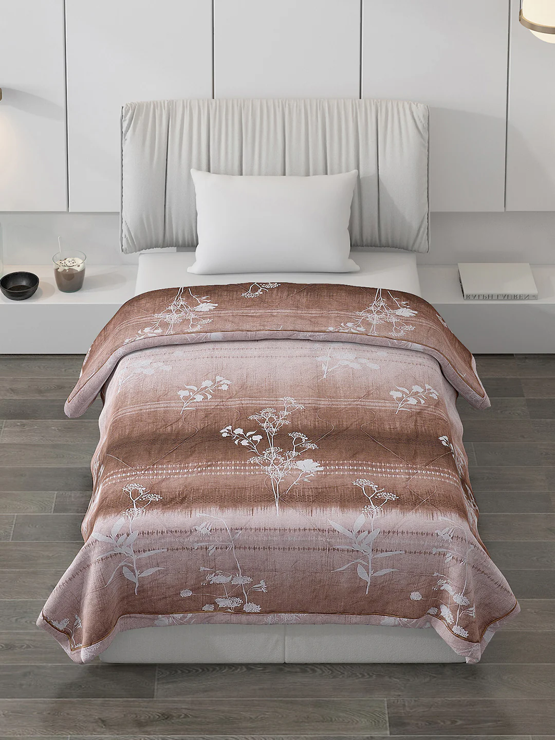 Printed 100% Polyester Single Bed Comforter for AC Room - Image 2