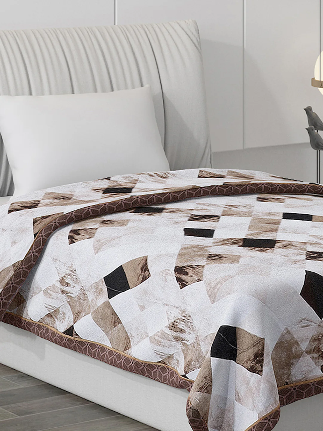 Printed 100% Polyester Single Bed Comforter for AC Room - Image 4