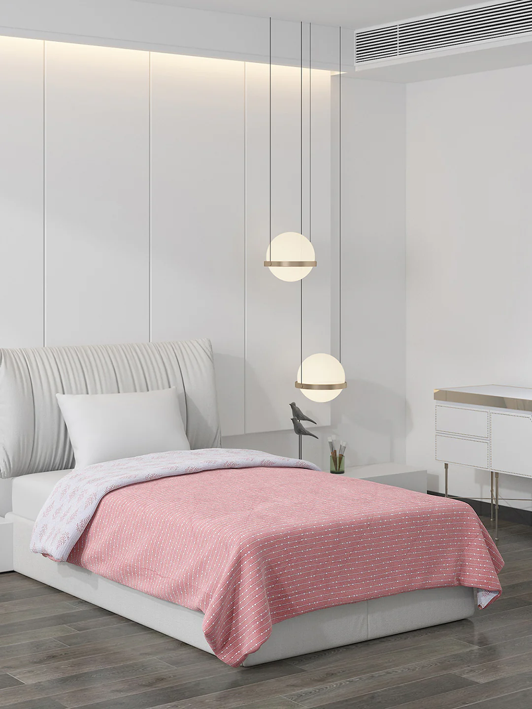Printed 100% Polyester Single Bed Comforter for AC Room - Image 6