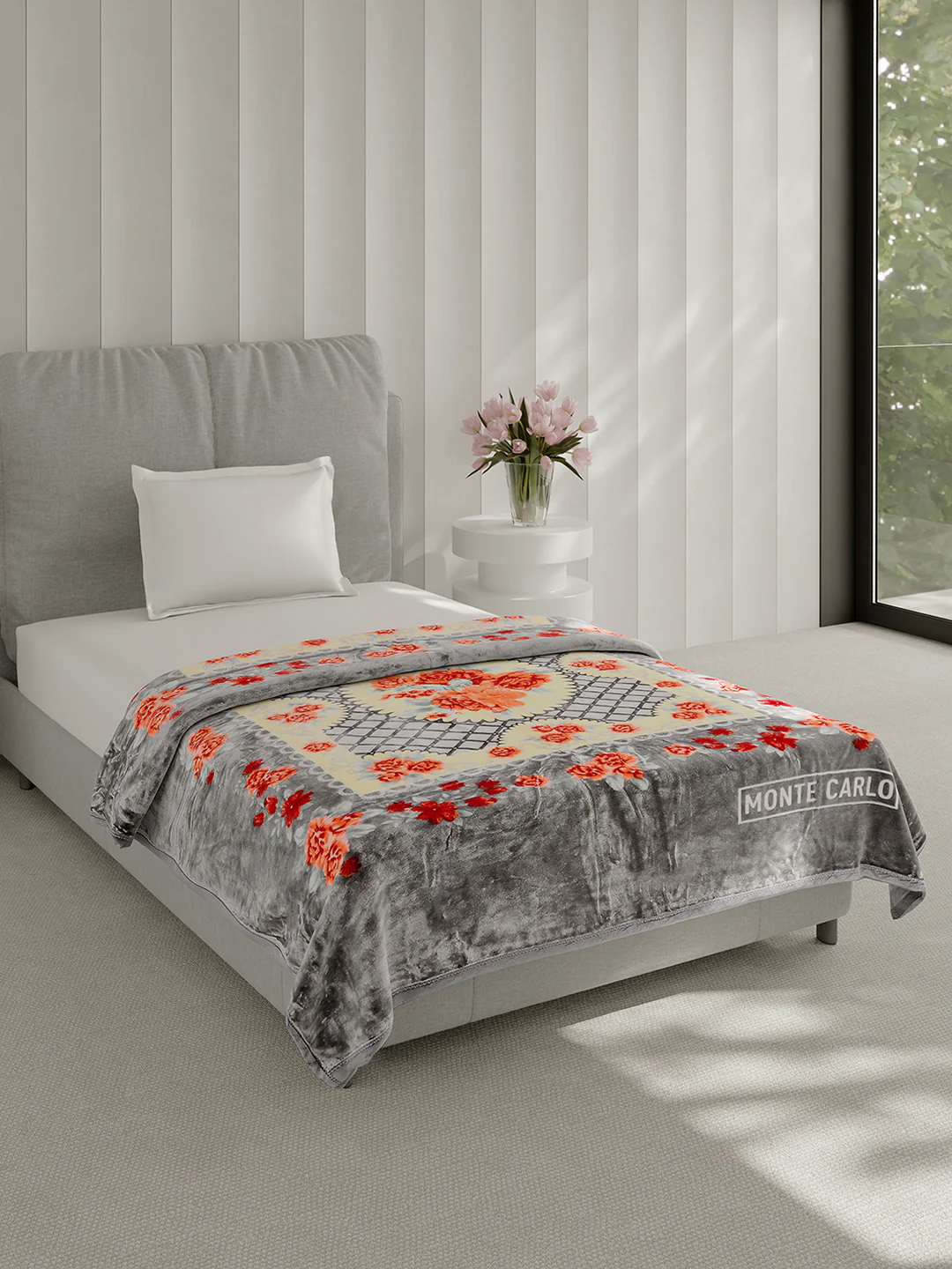 Printed Single Bed 1 Ply, 625 GSM Super Soft Mink Blanket for Mild Winter - (Impact Plus) - Image 4