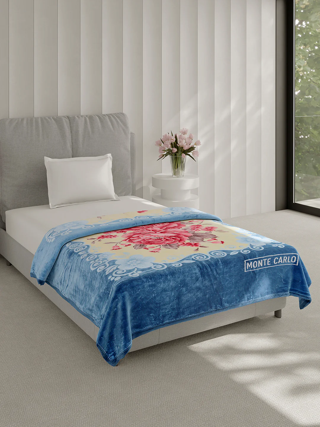 Printed Single Bed 1 Ply, 625 GSM Super Soft Mink Blanket for Mild Winter - (Impact Plus) - Image 4