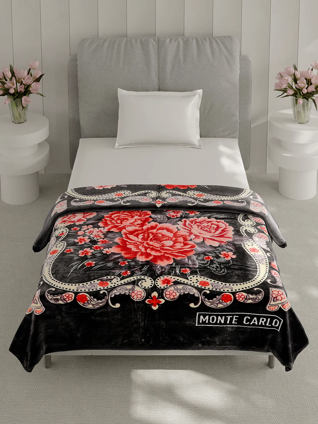 Printed Single Bed 1 Ply, 625 GSM Super Soft Mink Blanket for Mild Winter - (Impact Plus) - Image 3