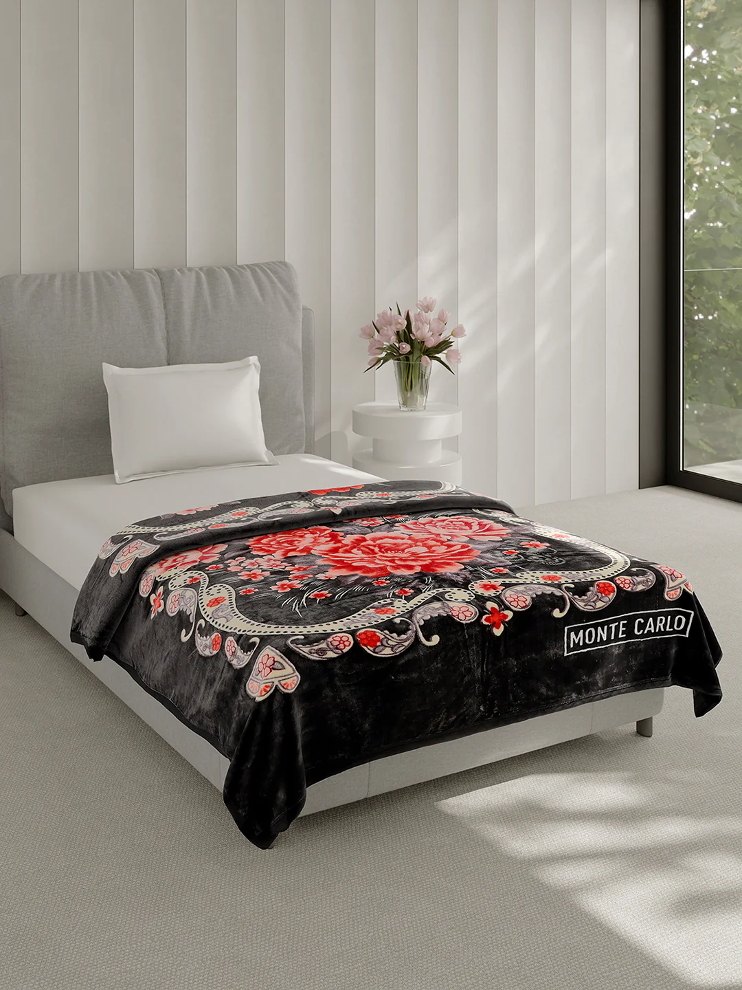 Printed Single Bed 1 Ply, 625 GSM Super Soft Mink Blanket for Mild Winter - (Impact Plus) - Image 4