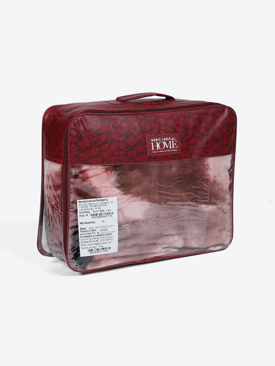 Printed Single Bed 1 Ply, 625 GSM Mink Blanket for Mild Winter - (Impact Pvc) - Image 8