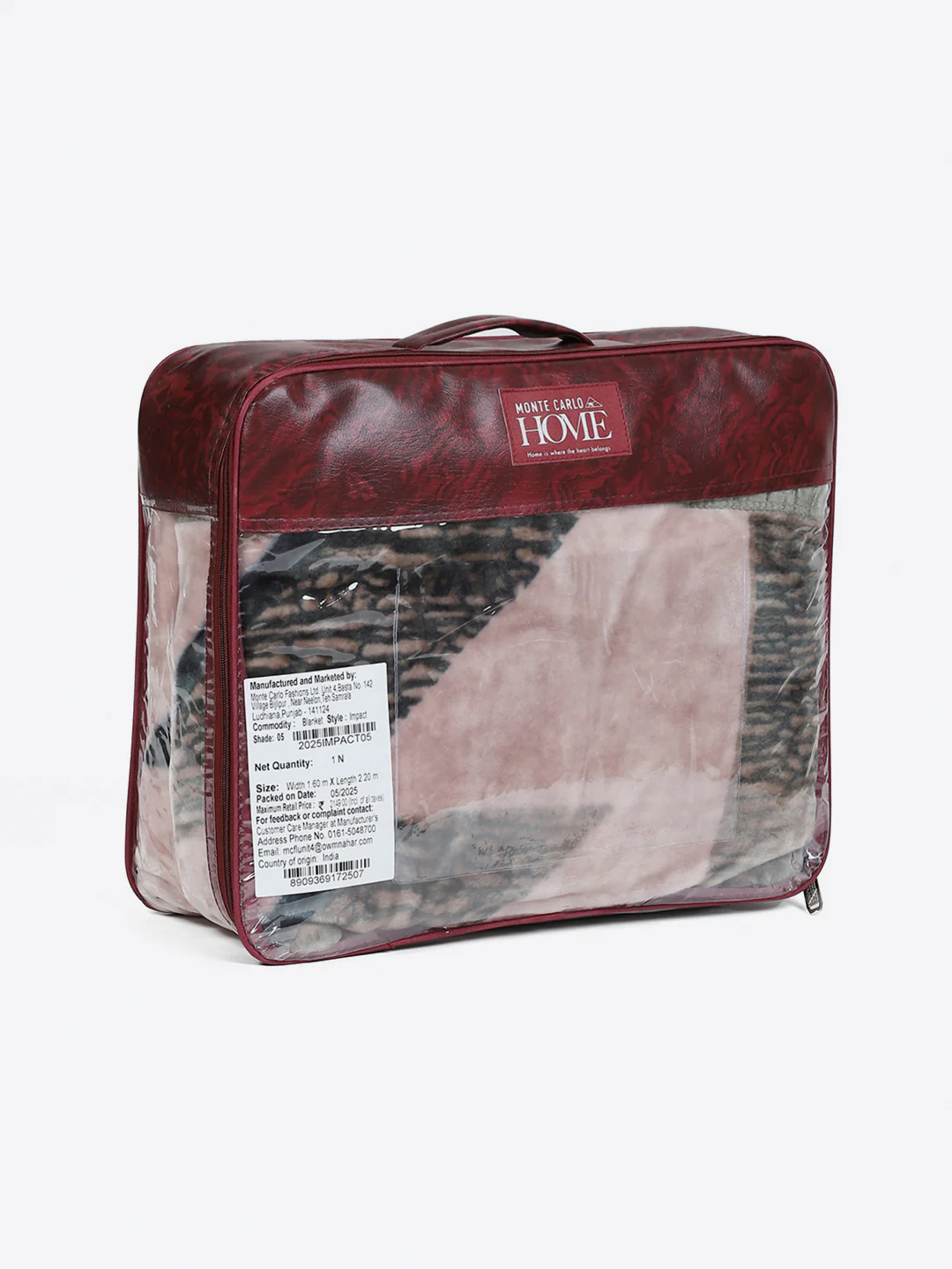 Printed Single Bed 1 Ply, 625 GSM Mink Blanket for Mild Winter - (Impact Pvc) - Image 8