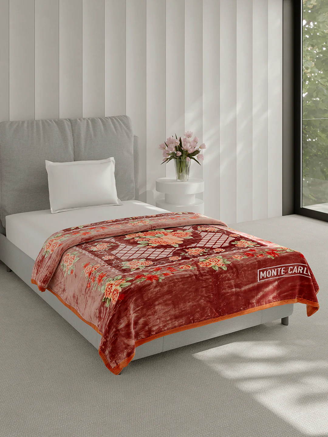 Printed Single Bed 1 Ply Super Soft Blanket for Heavy Winter - (Relation Plus) - Image 4