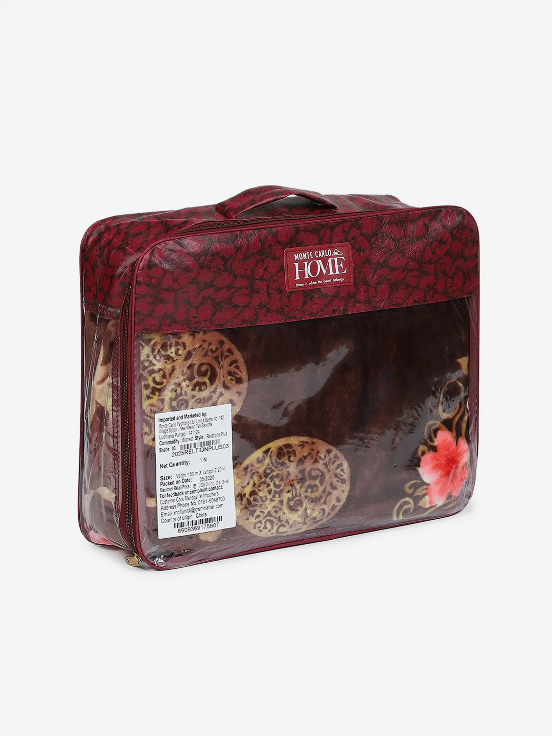 Printed Single Bed 1 Ply Super Soft Blanket for Heavy Winter - (Relation Plus) - Image 8