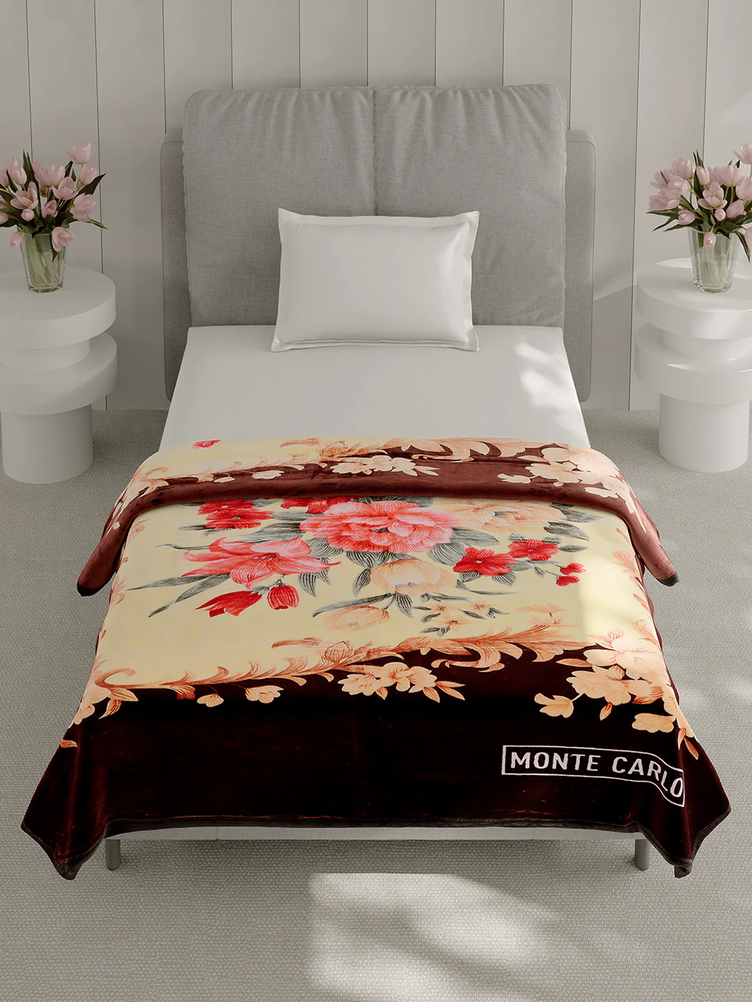 Printed Single Bed 1 Ply Super Soft Blanket for Heavy Winter - (Relation Plus) - Image 3