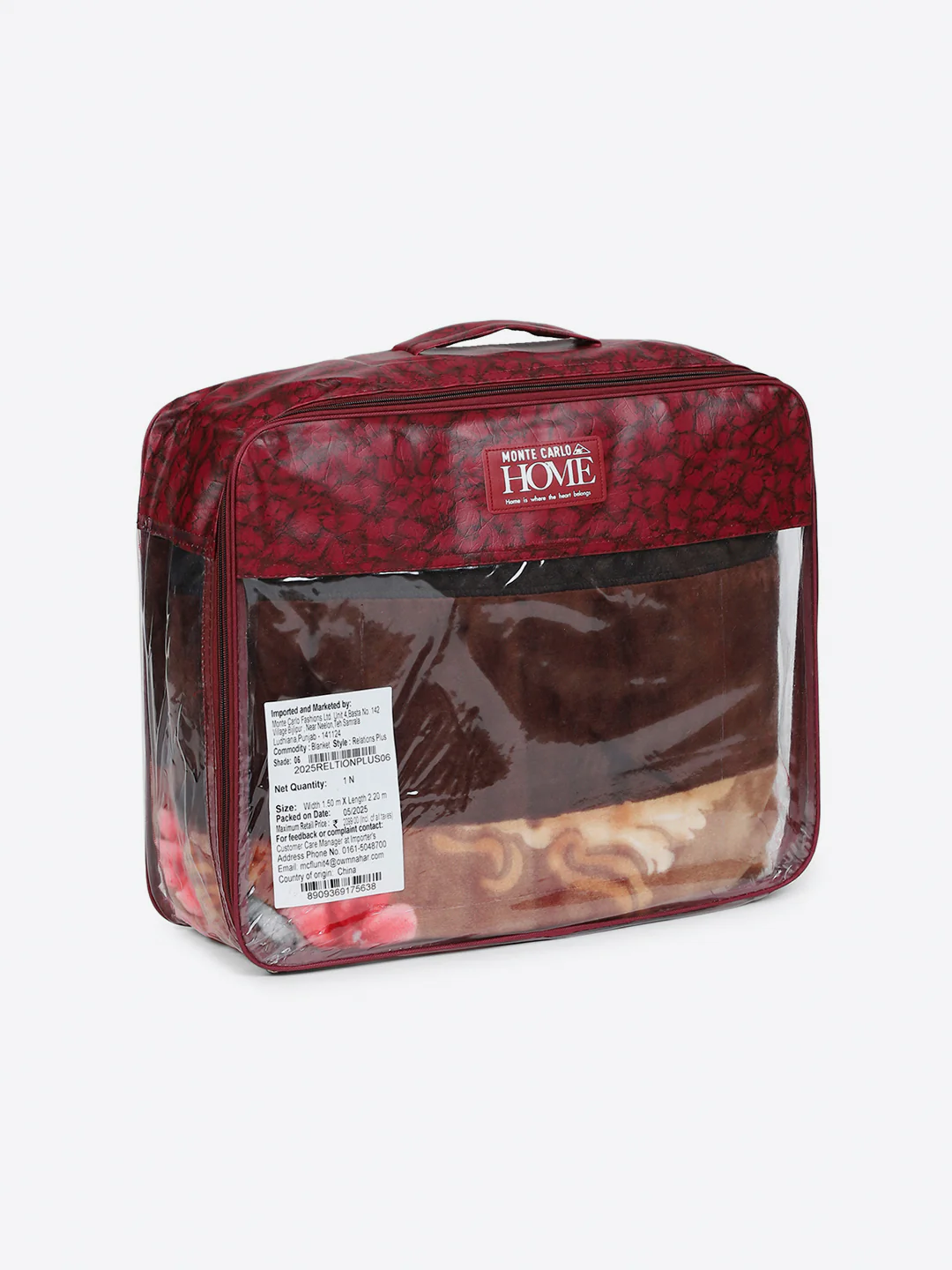 Printed Single Bed 1 Ply Super Soft Blanket for Heavy Winter - (Relation Plus) - Image 8