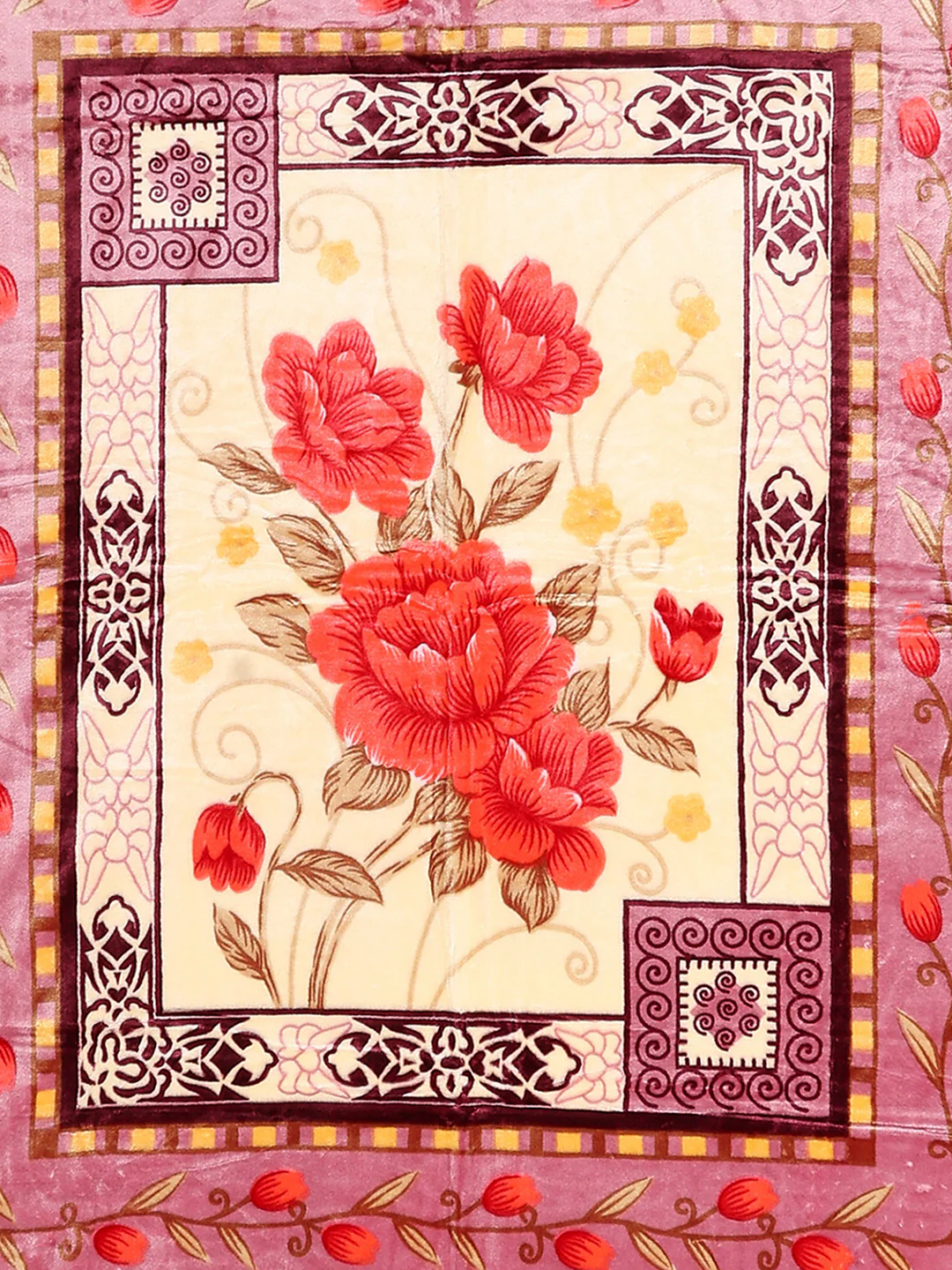 Printed Single Bed 1 Ply Super Soft Blanket for Heavy Winter - (Relation Plus) - Image 6