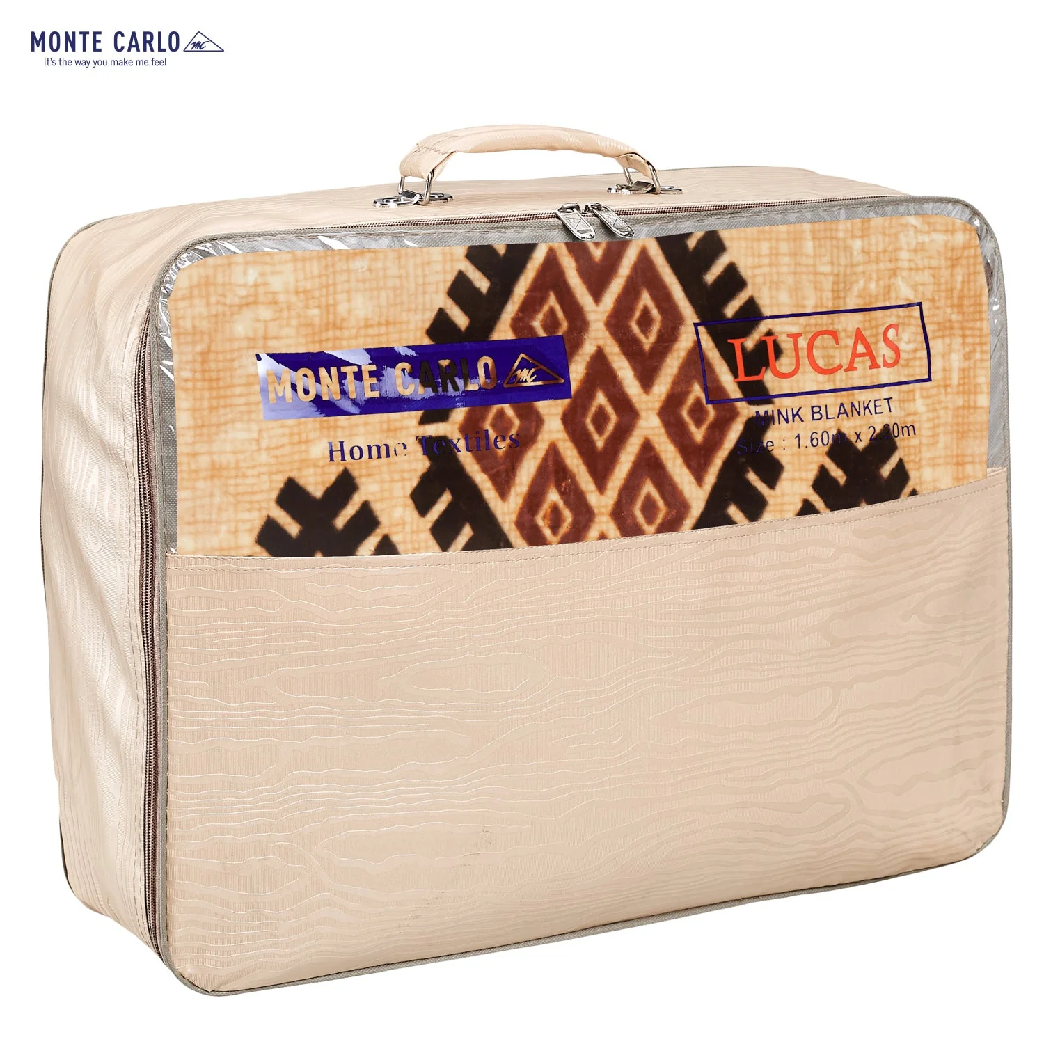 Printed Single Bed 1022 GSM Blanket Lucas 2 Ply (Weight 3.6 kg) - Image 7
