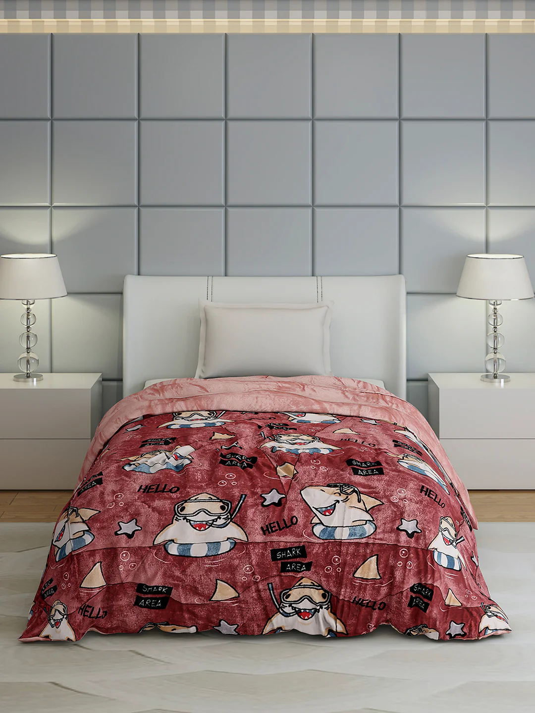 Printed Single Bed 1022 GSM Comforter for Winter - (Ananya) - Image 2