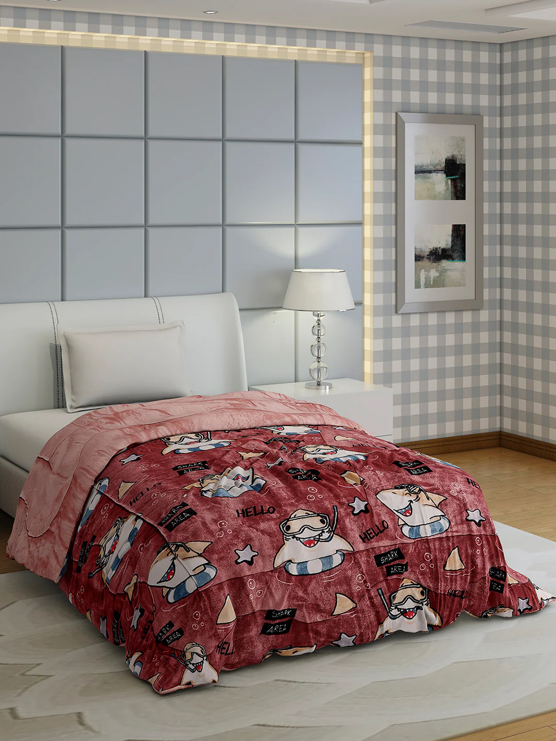 Printed Single Bed 1022 GSM Comforter for Winter - (Ananya) - Image 4