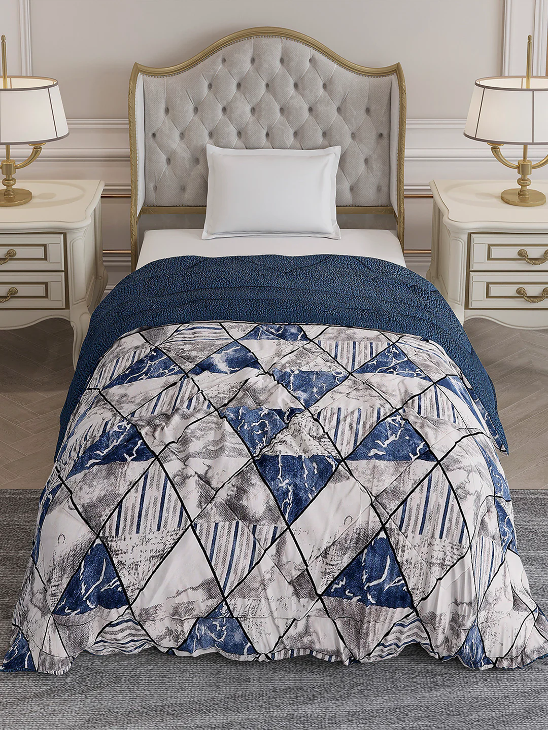 Printed Single Bed 1023 GSM Comforter for Winter - (Ultra) - Image 3