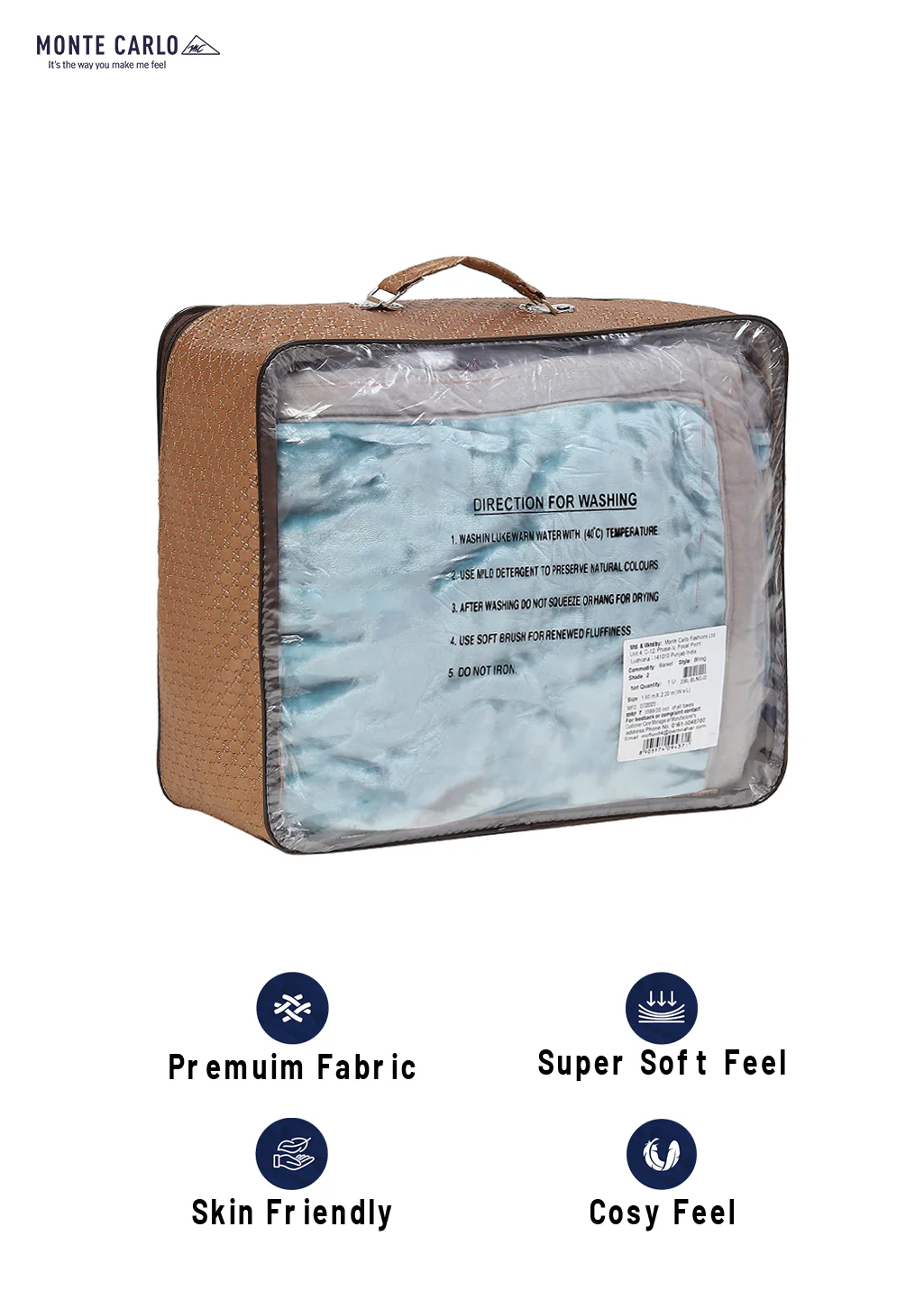 Printed Single Bed 1051 GSM Blanket Bling 2 Ply (Weight 3.7 kg) - Image 8