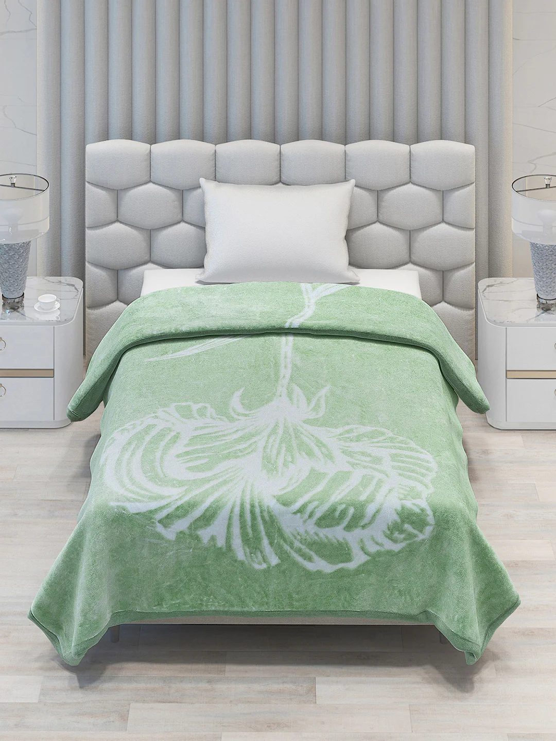 Printed Single Bed 1051 GSM Blanket Bling 2 Ply (Weight 3.7 kg) - Image 3