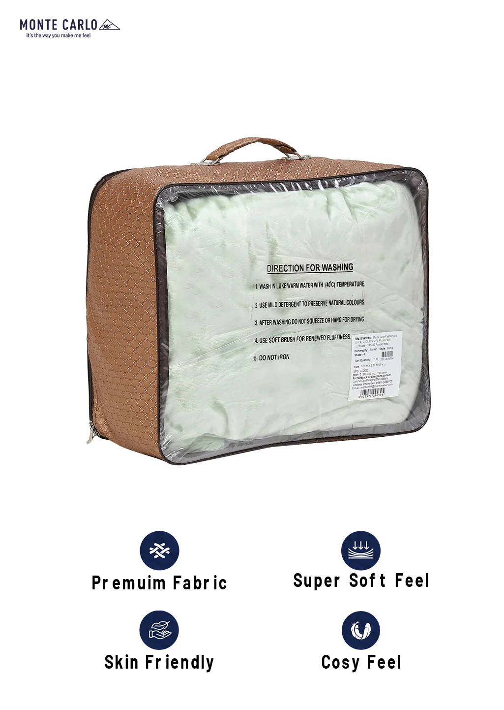 Printed Single Bed 1051 GSM Blanket Bling 2 Ply (Weight 3.7 kg) - Image 8