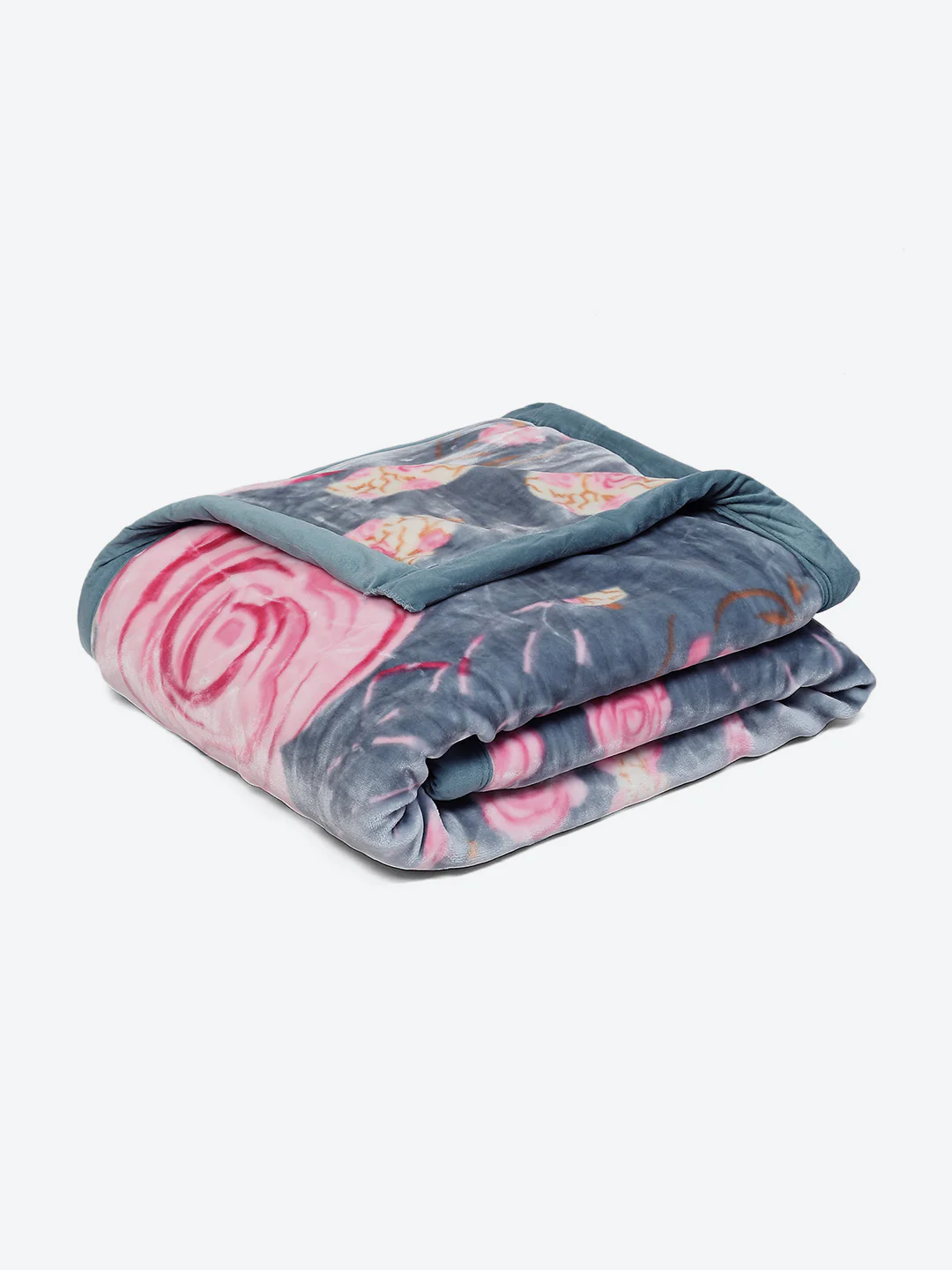 Printed Single Bed 1051 GSM Blanket Bling 2 Ply (Weight 3.7 kg) - Image 5