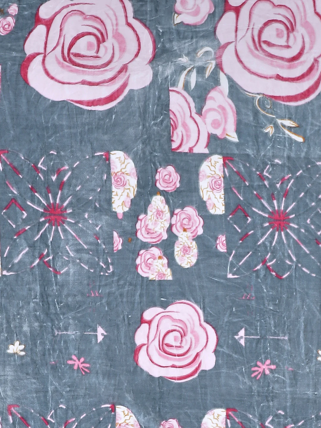 Printed Single Bed 1051 GSM Blanket Bling 2 Ply (Weight 3.7 kg) - Image 6