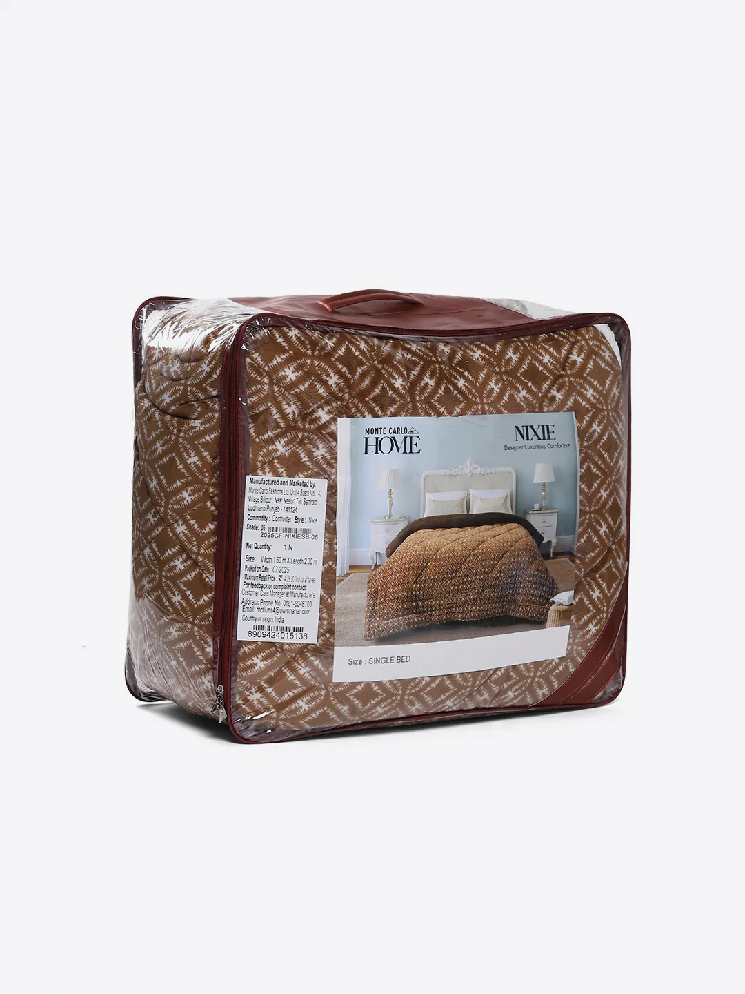 Printed Single Bed 1114 GSM Comforter for Winter - (Nixie) - Image 8