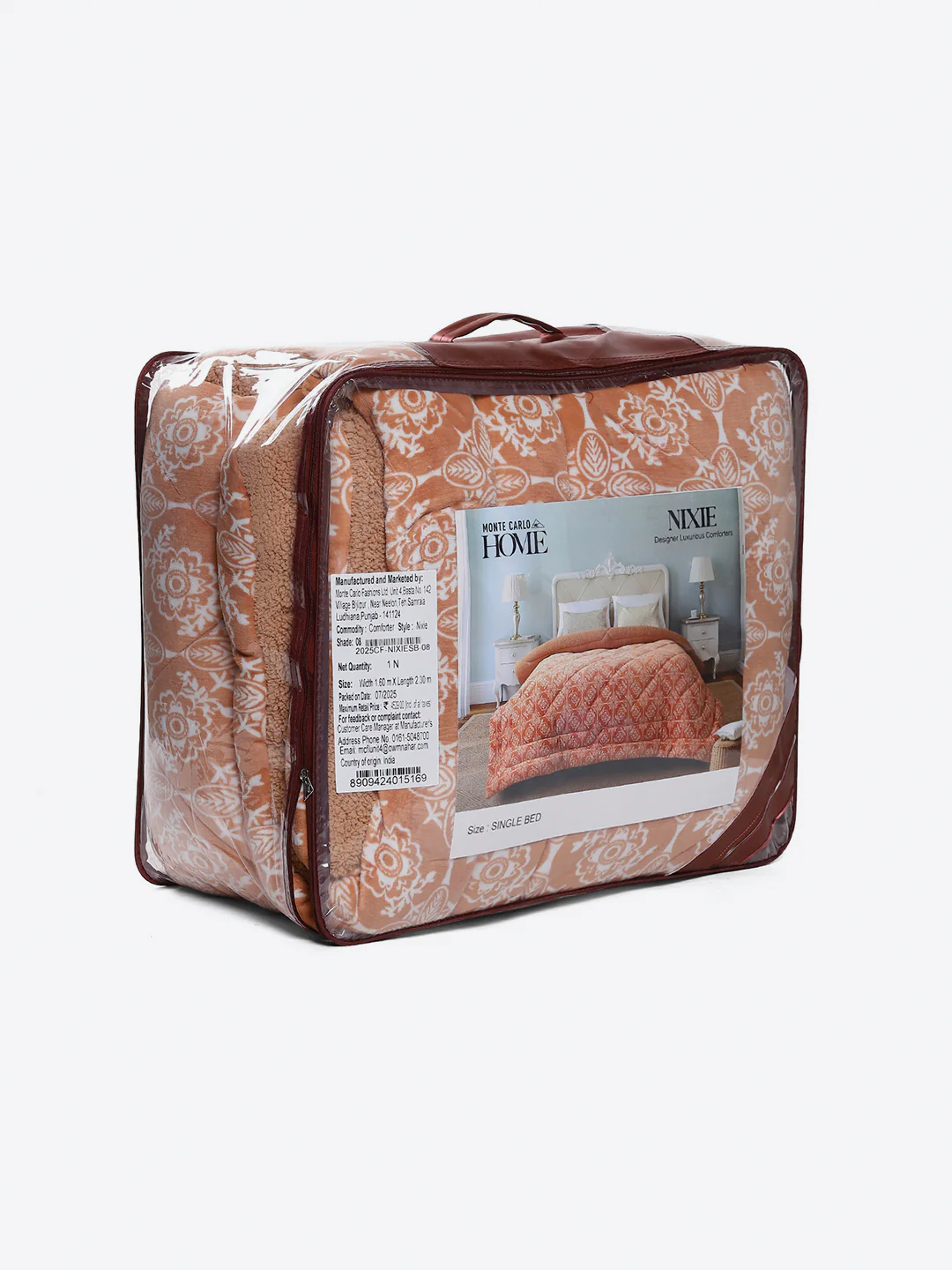Printed Single Bed 1114 GSM Comforter for Winter - (Nixie) - Image 8