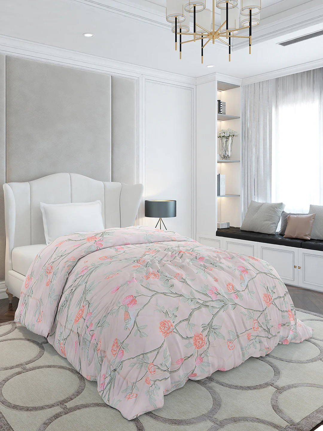 Printed Single Bed 120 GSM Comforter for AC Room - (Marvla) - Image 5