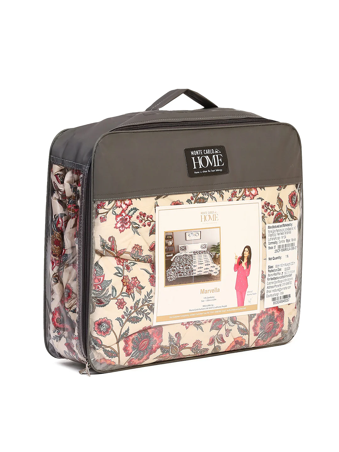 Printed Single Bed 120 GSM Comforter for AC Room - (Marvla) - Image 12