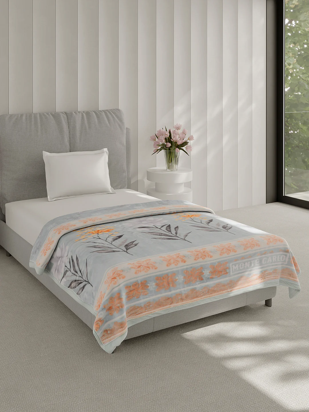 Printed Single Bed 2 Ply, 895 GSM Blanket for Heavy Winter - (Lavish Plus) - Image 4