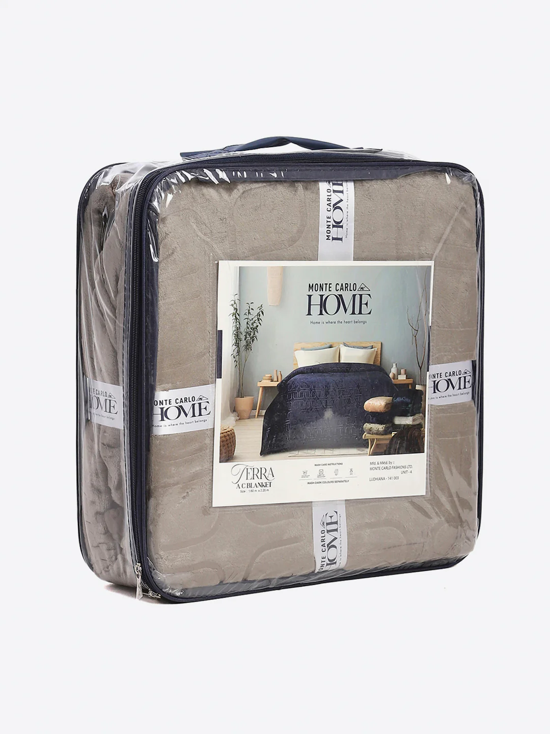 Printed Single Bed 210 GSM Blanket for AC Room - (Terra) - Image 8