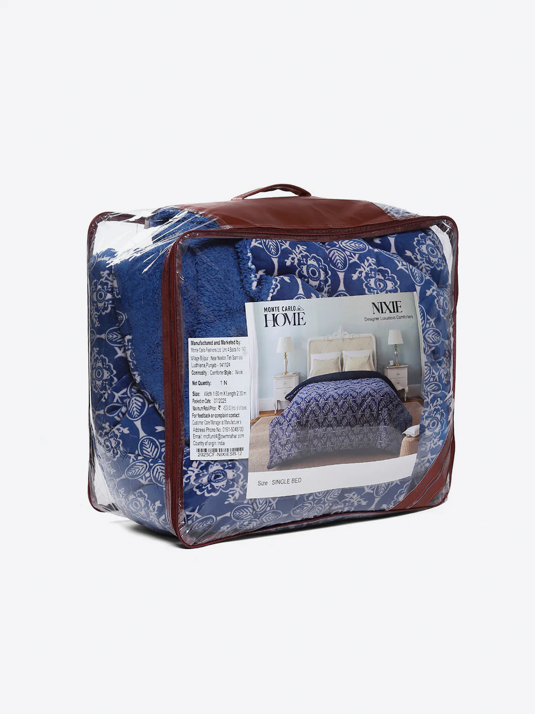 Printed Single Bed 210 GSM Comforter for Mild Winter (Nixie), Weight 660 gm - Image 8