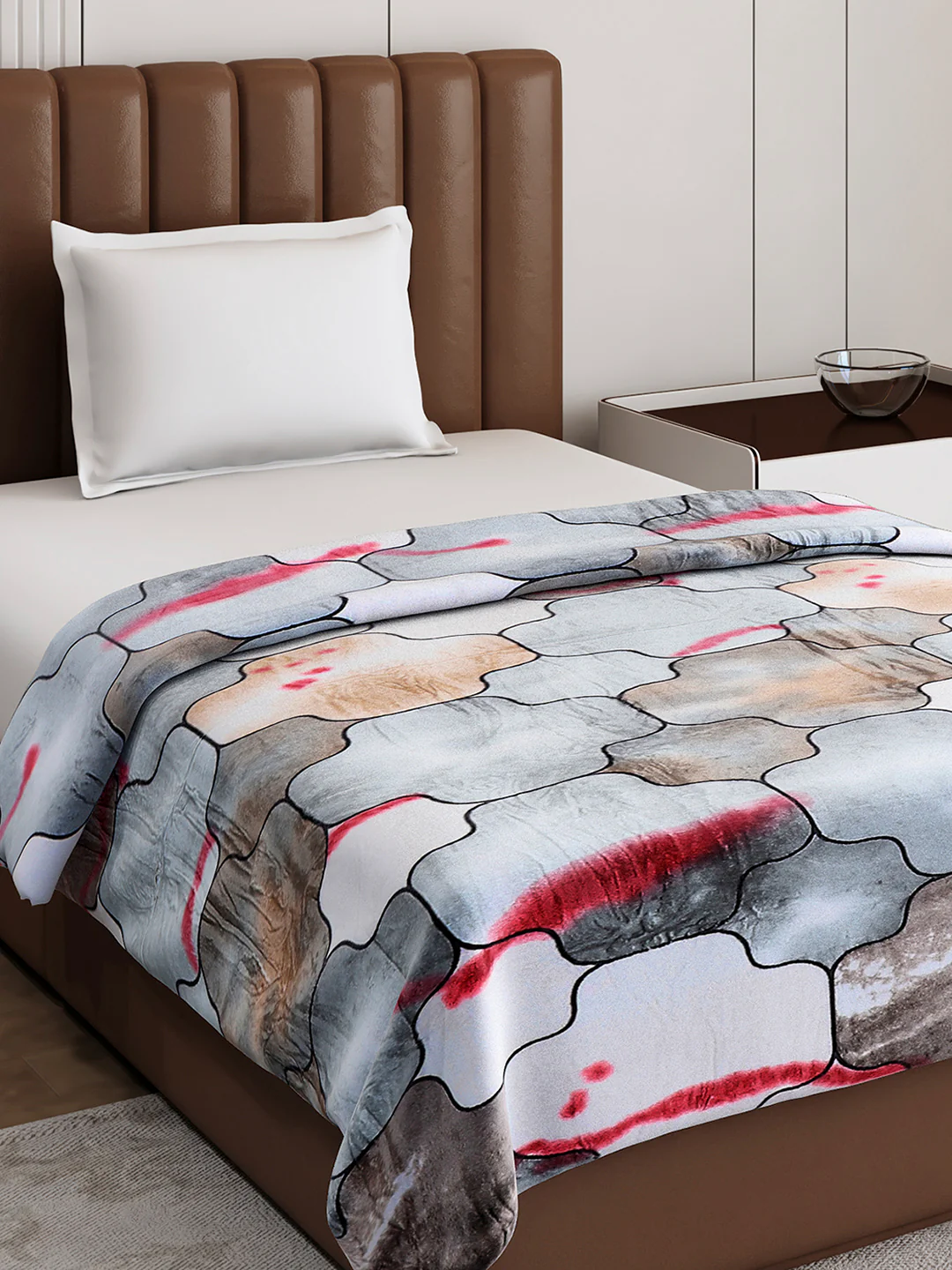 Printed Single Bed 233 GSM Blanket for AC Room - (Fuzzy) - Image 4