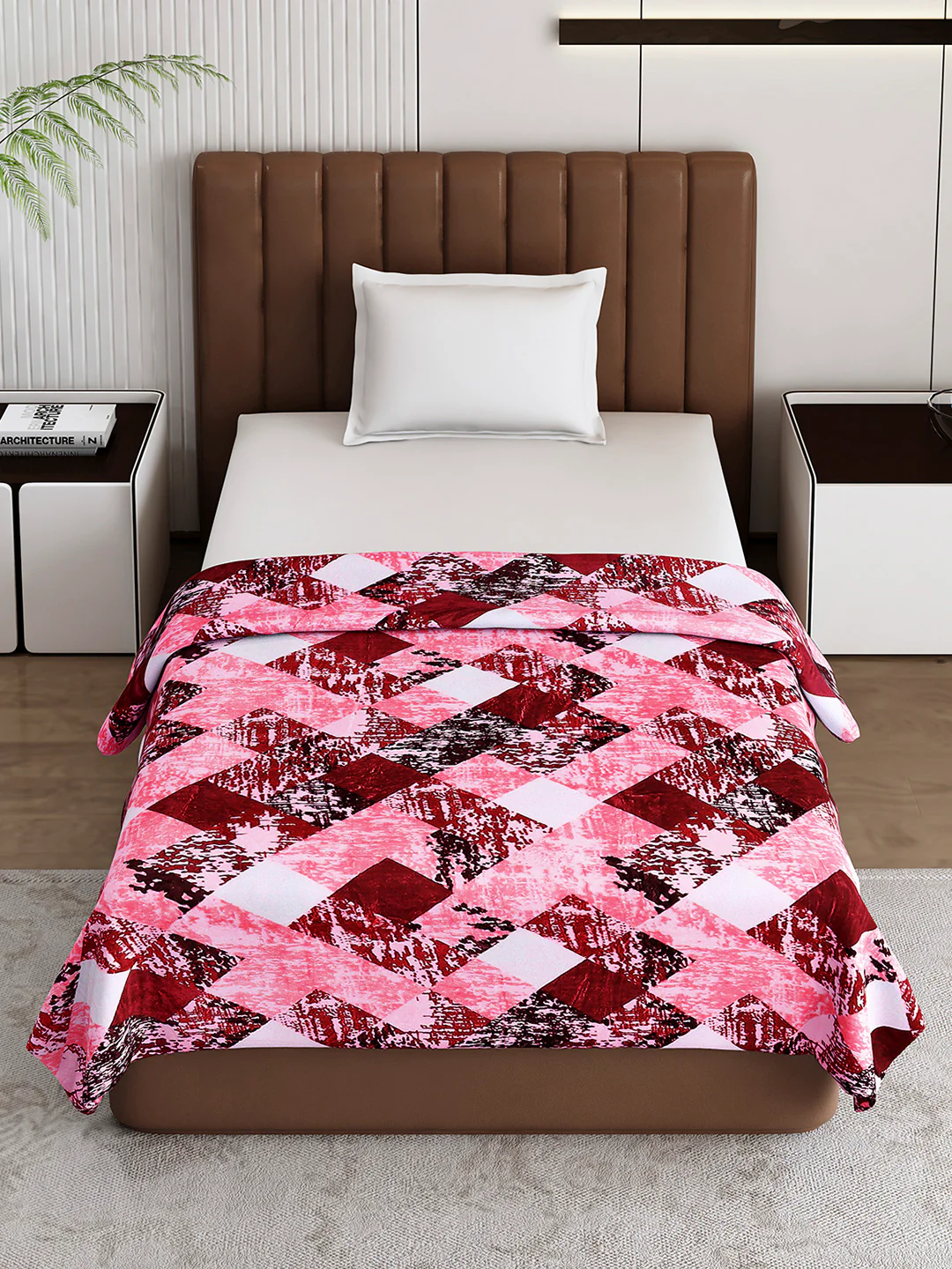 Printed Single Bed 233 GSM Blanket for AC Room - (Fuzzy) - Image 2