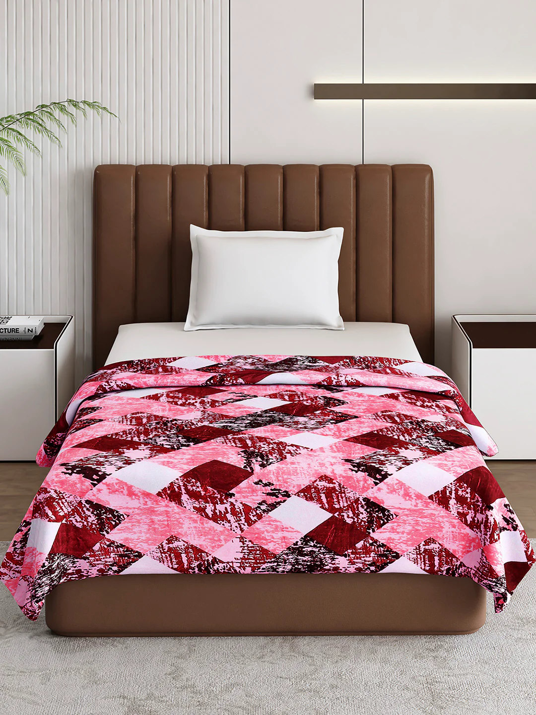 Printed Single Bed 233 GSM Blanket for AC Room - (Fuzzy) - Image 3