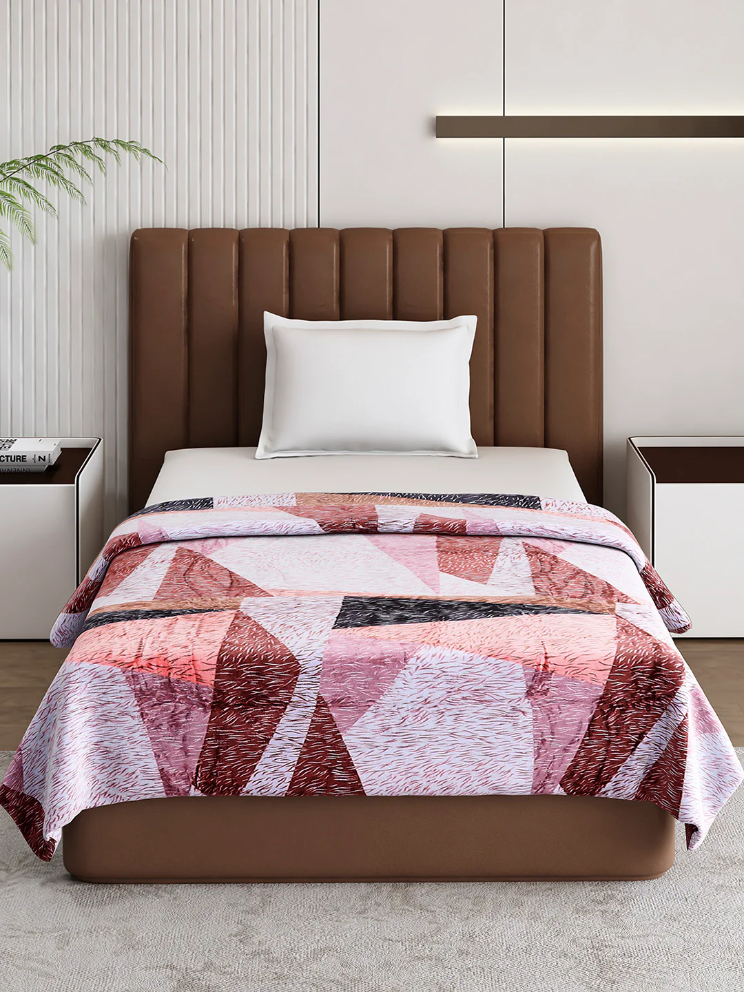 Printed Single Bed 233 GSM Blanket for AC Room - (Fuzzy) - Image 3
